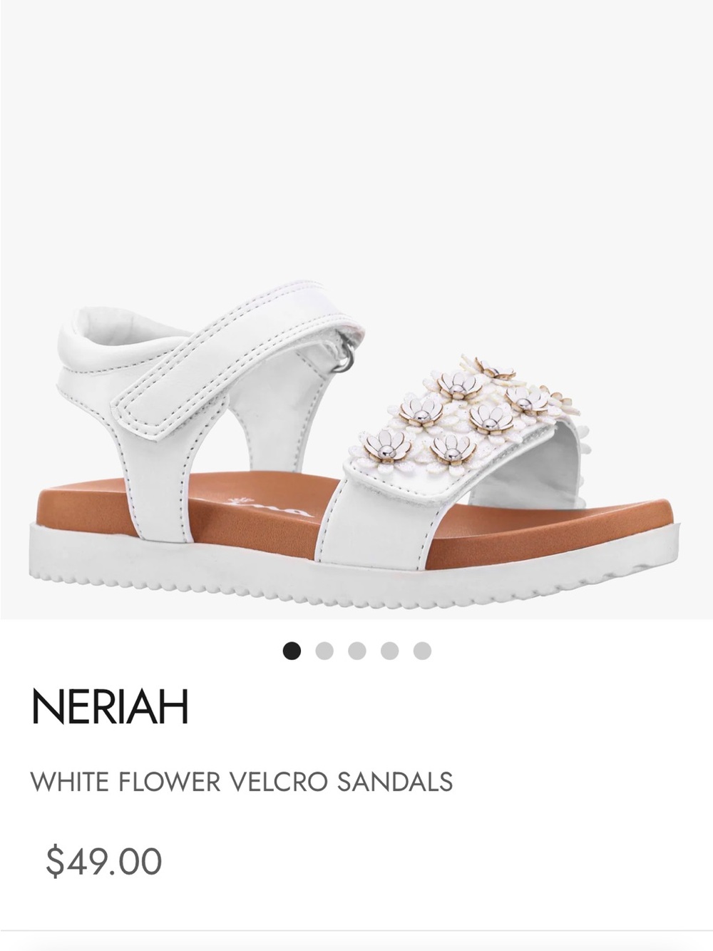 Nina flower Sandals size 11